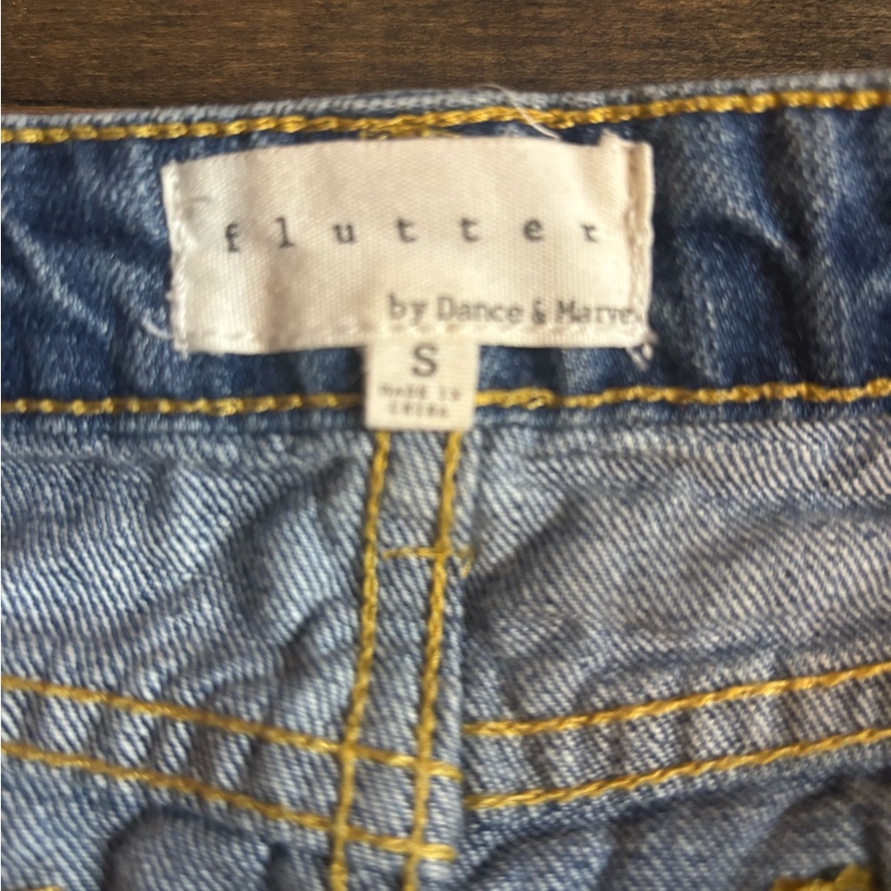 Dance & Marvel Red and White Mini Skirt Casual - Picture 3 of 3